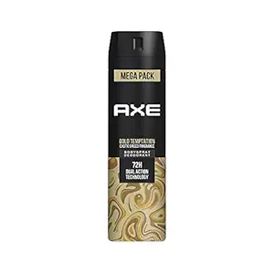 Axe Gold Temptation Long Lasting Deodorant Bodyspray for Men 215 ml