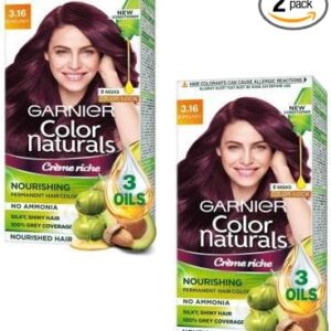 GARNIER Color Naturals Crème Riche Each 70ml+60g, 3.16 Burgundy